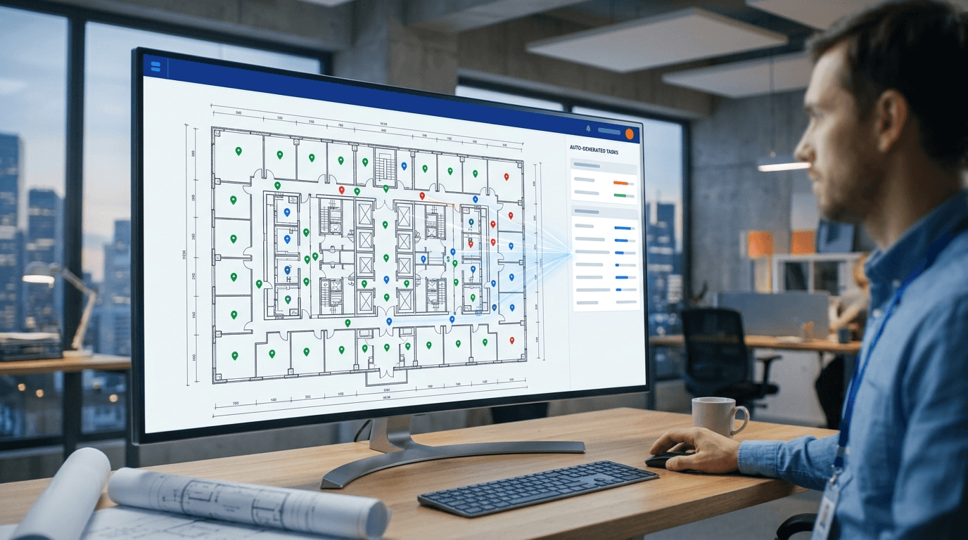 ClevBuild CAD-driven install points on shop drawing